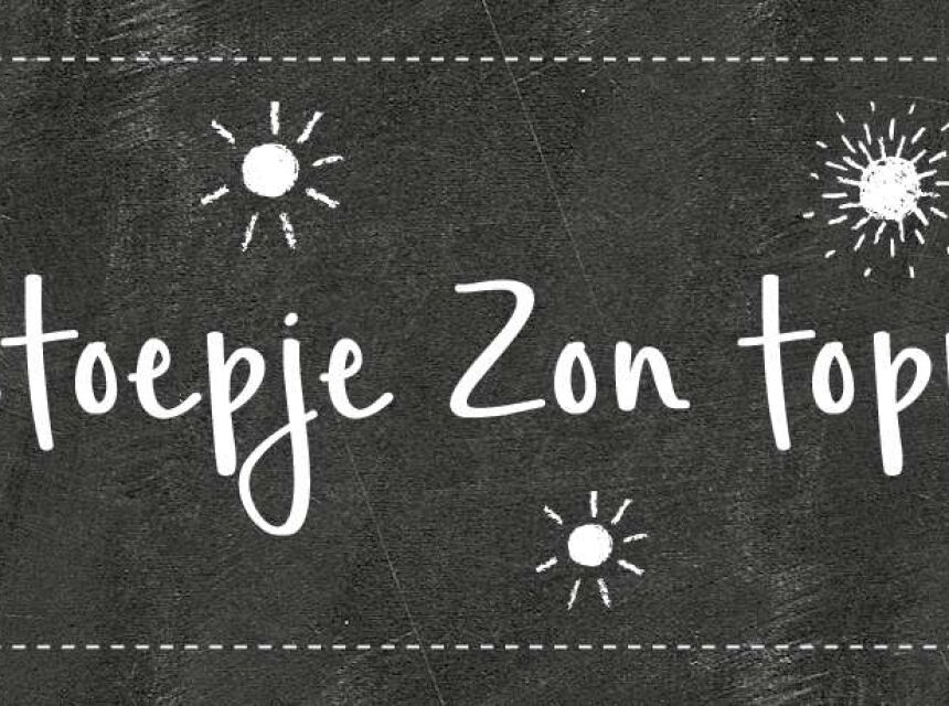 Haal de zon is huis met onze Zon toppers!