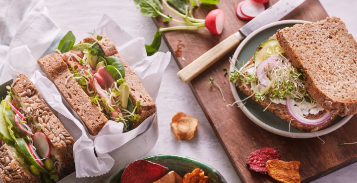 Supergezonde volkorensandwiches