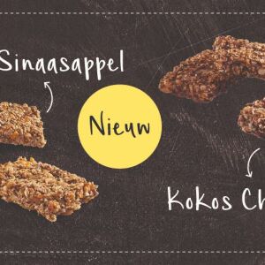 Twee nieuwe smaken van jouw favoriete gezonde snack!