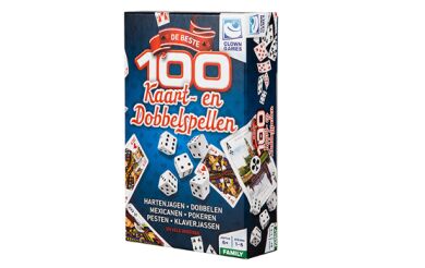 Clown Games 100 kaart + dobbel spellen (OP=OP)