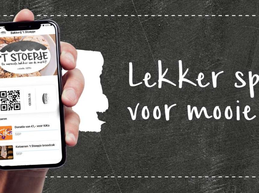 Hoe werkt sparen met Piggy bij ’t Stoepje?